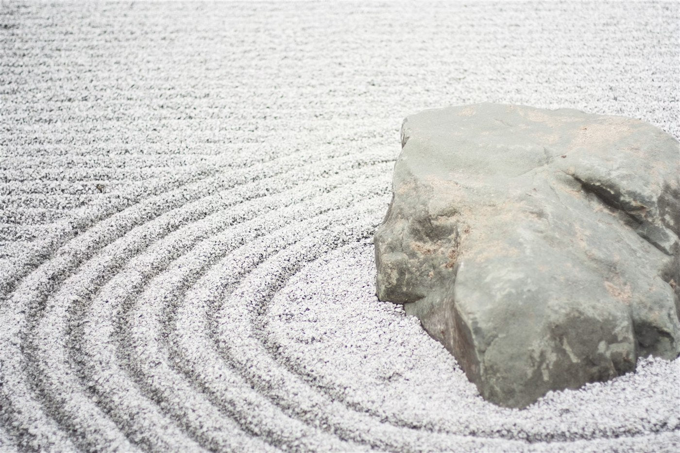 Zen rock garden