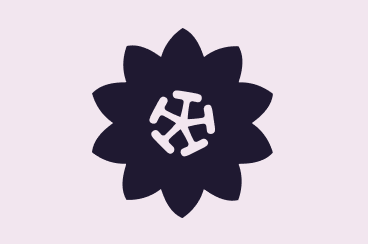 NAP flower icon, Cosmo mark on Sakura